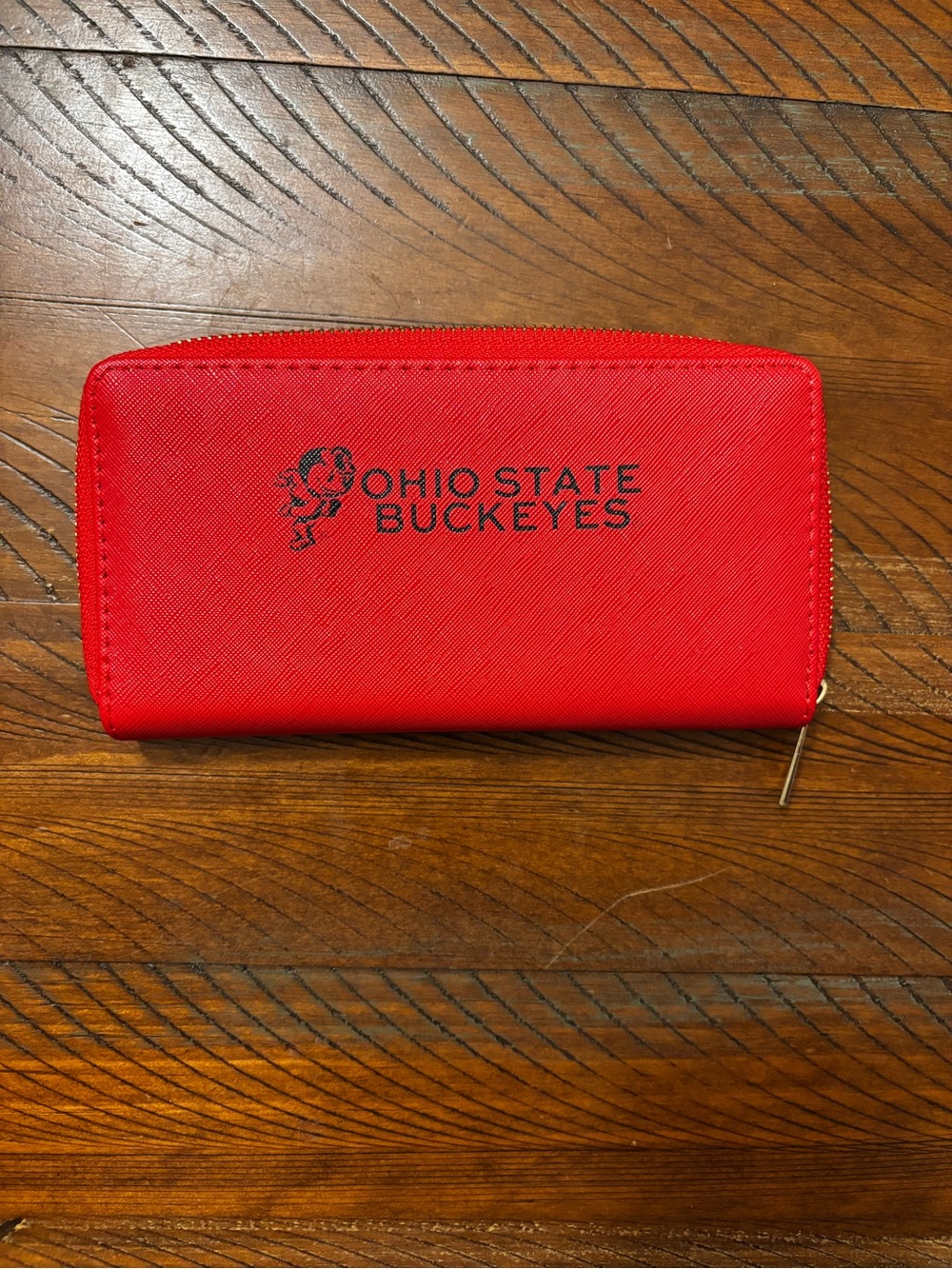 Red Zip-Around Wallet